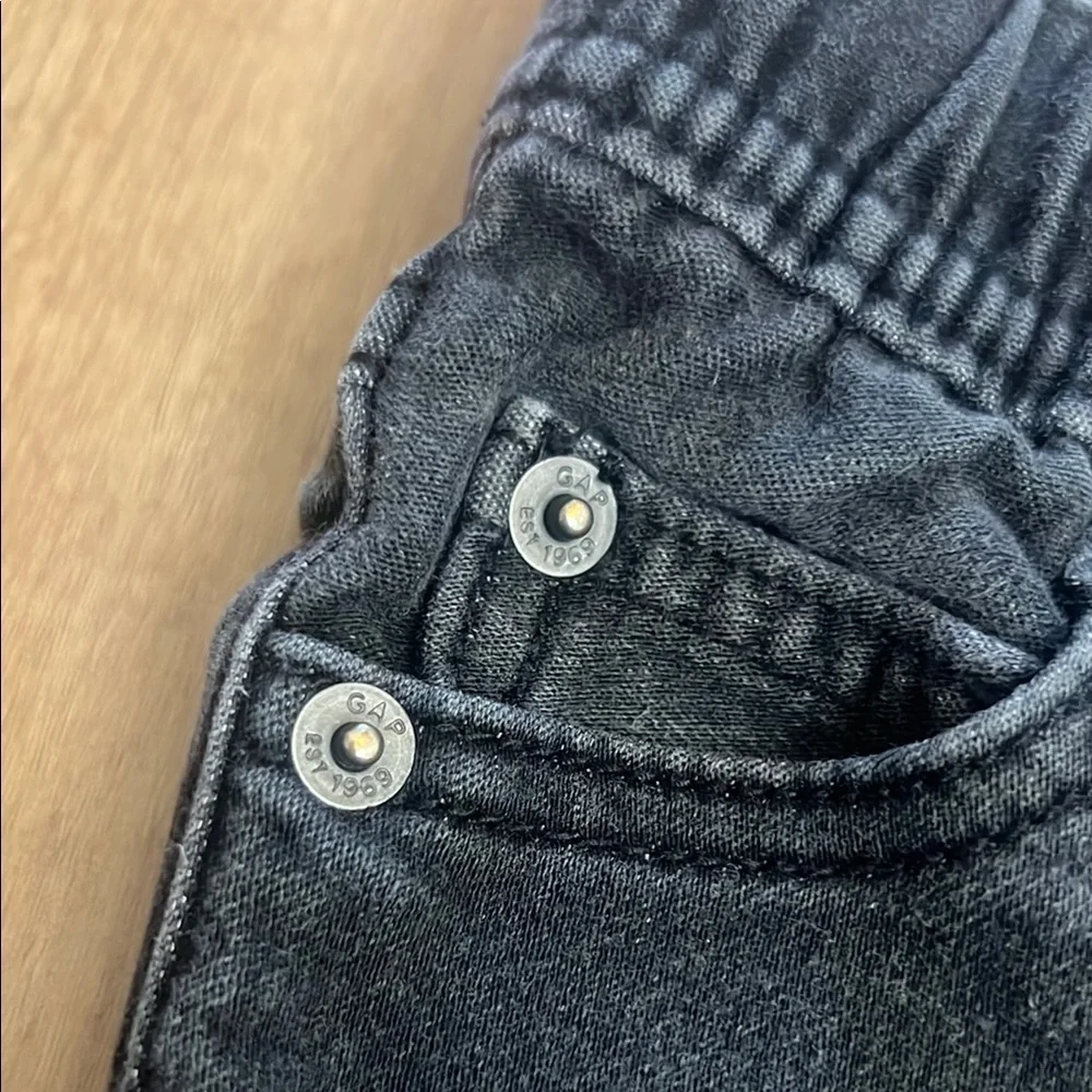 GAP Kids Black Straight Cut Stretch Jeans